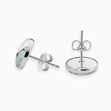 Ohrstecker 925er Sterling Silber, 18K vergoldet, Blue Butterfly - Lückheide