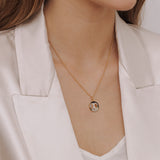 Personalisierbare Hunde Foto Kette 925er Sterling Silber 18K vergoldet - Lückheide