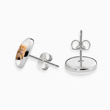 Personalisierte Foto Ohrringe 925er Sterling Silber 18K vergoldet - Lückheide