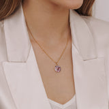 Halskette, Pink Bloom - Lückheide