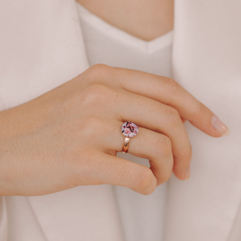 Ring, Pink Bloom - Lückheide